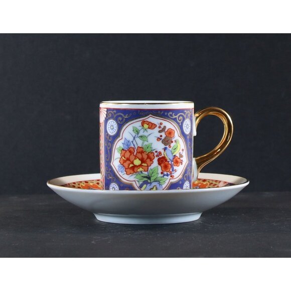 OMC Otagiri Mercantile Company Teacup and Saucer Demitasse 1950s GC - Picture 8 of 13